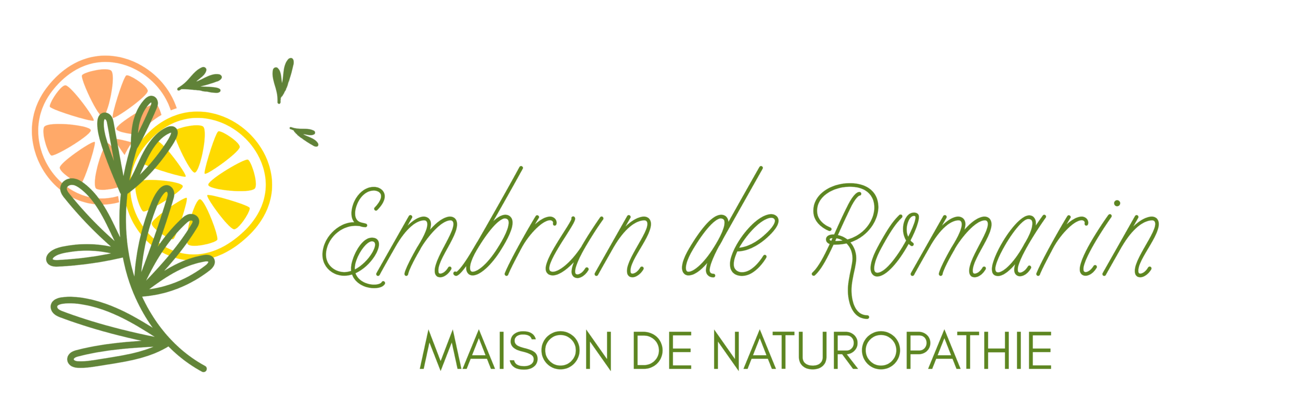 Maison de la Naturopathie Embrun de romarin Logo Maison de la Naturopathie - Embrun de romarin